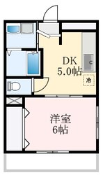 カーサ・フィオーレⅠの物件間取画像